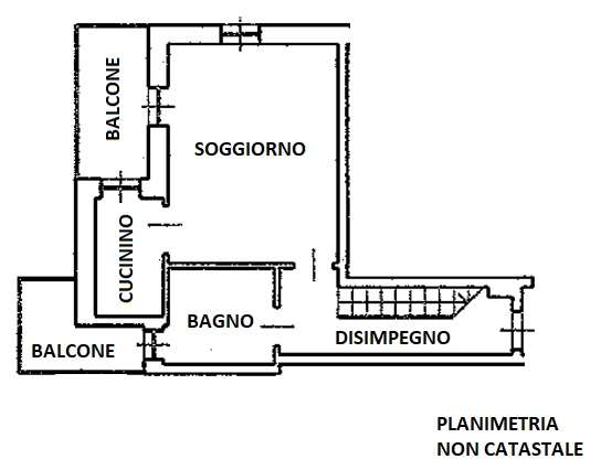 Appartamento bilivello in vendita a Carignano