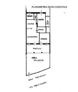 Appartamento con giardino in bifamiliare