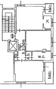 Luminoso trilocale personalizzabile in posizione strategica