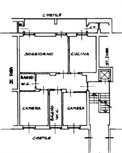 Appartamento con salone doppio Via del Pascolo Nichelino
