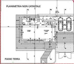Casa indipendente con giardino e box auto doppio