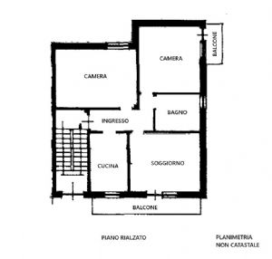 Appartamento piano rialzato in bifamiliare a Carignano