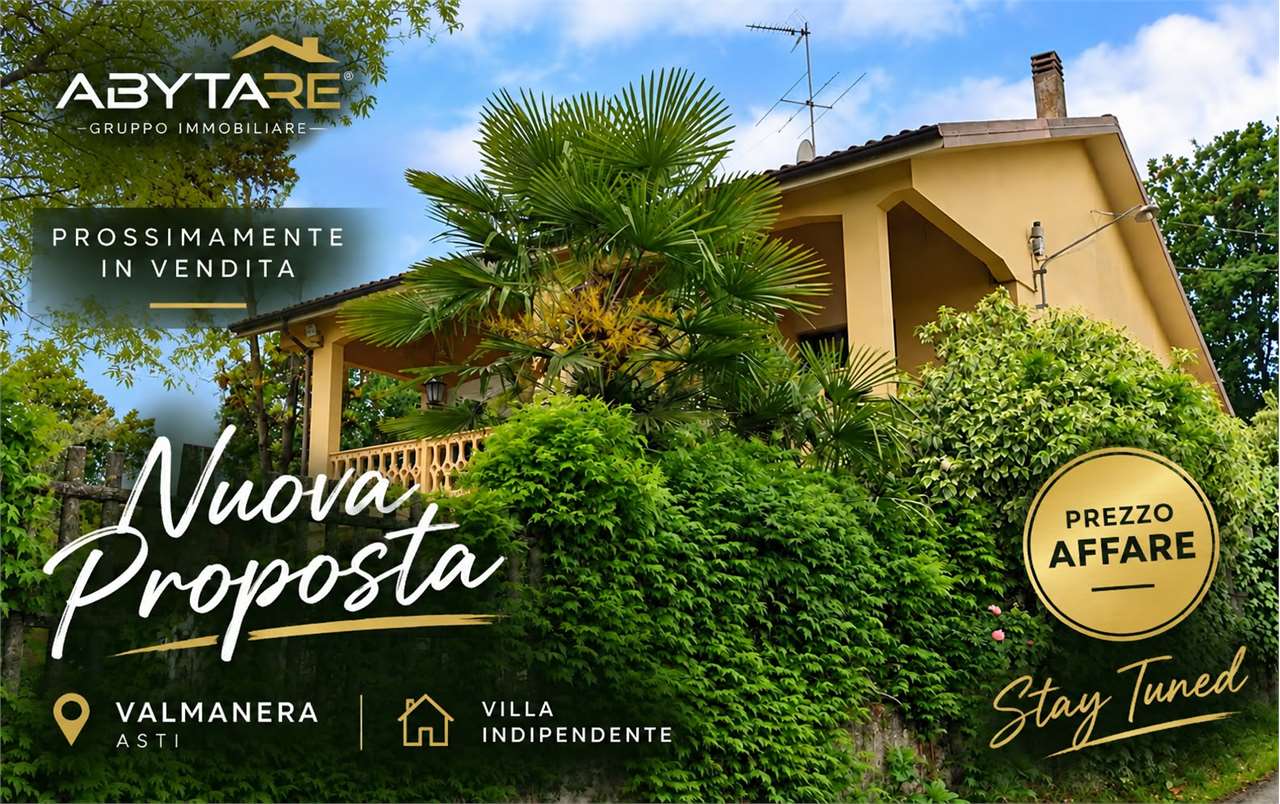 VALMANERA – VILLA INDIPENDENTE CON OLTRE 1.000 MQ DI GIARDINO