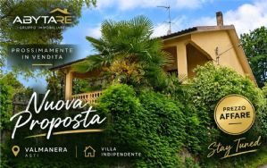 VALMANERA – VILLA INDIPENDENTE CON OLTRE 1.000 MQ DI GIARDINO