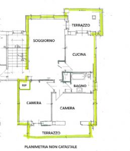 Appartamento quadrilocale con terrazzo in piccolo contesto